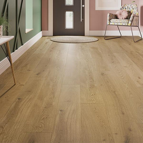 Galleria Professional Engineered Select Oak Flooring 20mm x 190mm Natural Lacquered