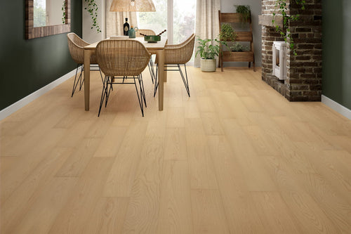 Home Choice Engineered American Select Oak 14mm x 190mm Natural Matt Lacquered