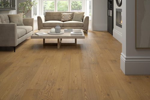 Home Choice Engineered American Select Oak 14mm x 190mm Auburn Matt Lacquered