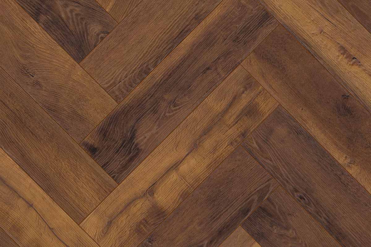 Series Woods 8mm Herringbone Laminate Flooring Praline Oak