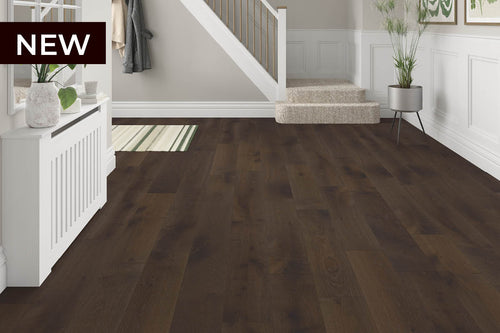 Home Choice Engineered European Rustic Oak Flooring 14mm x 190mm Truffle Matt Lacquered