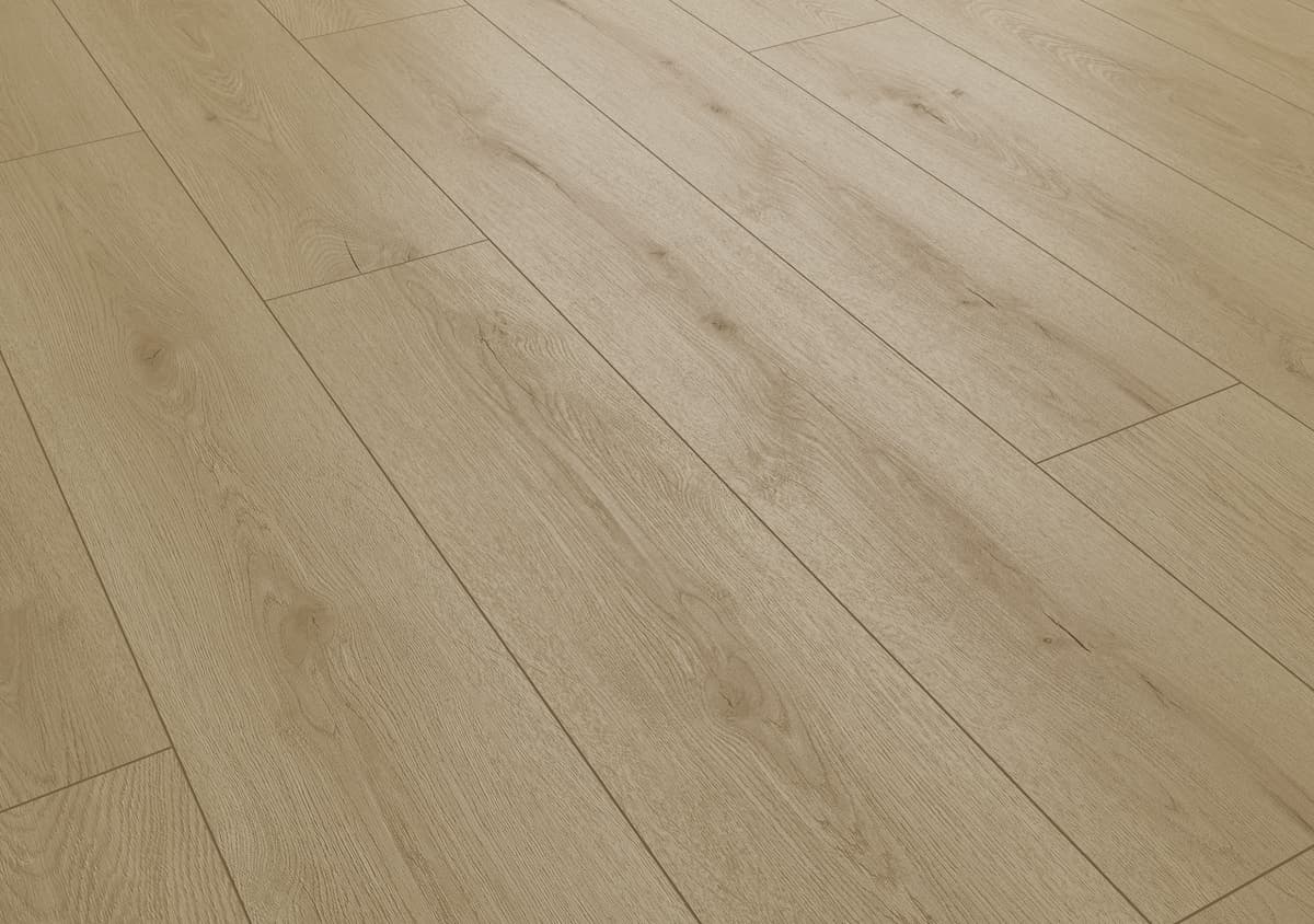 Audacity 12mm Laminate Flooring Light Beige Oak