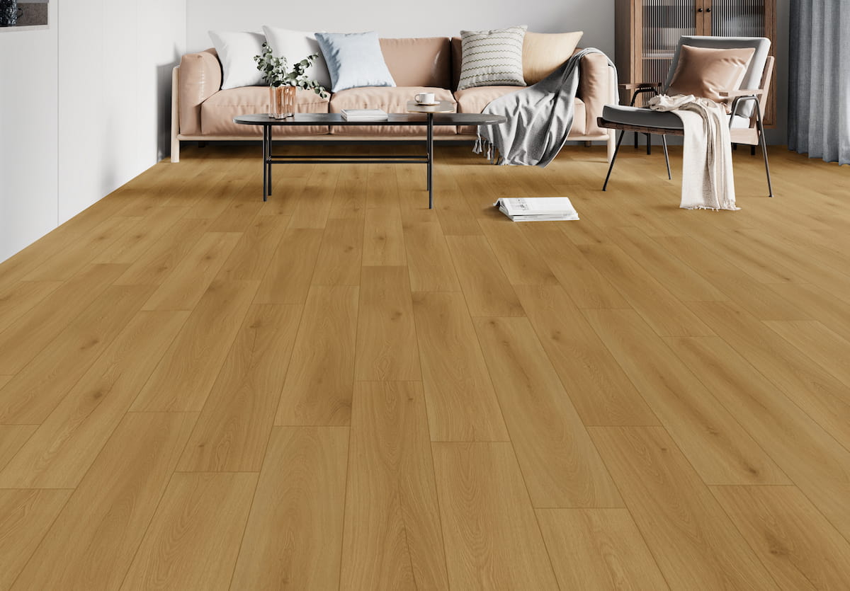 Audacity 12mm Laminate Flooring Brown Sugar Oak