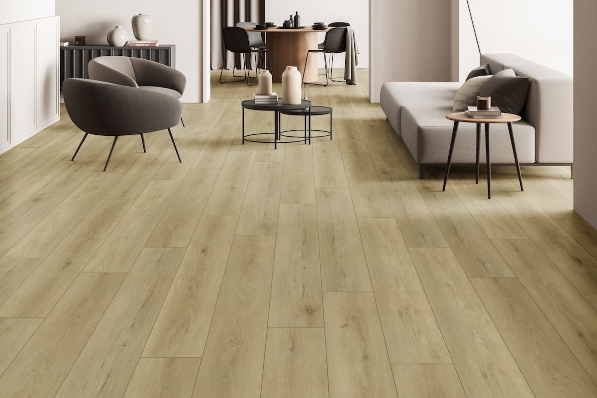 Audacity Luxury Rigid Core Click Vinyl Flooring Warm Sand Plank