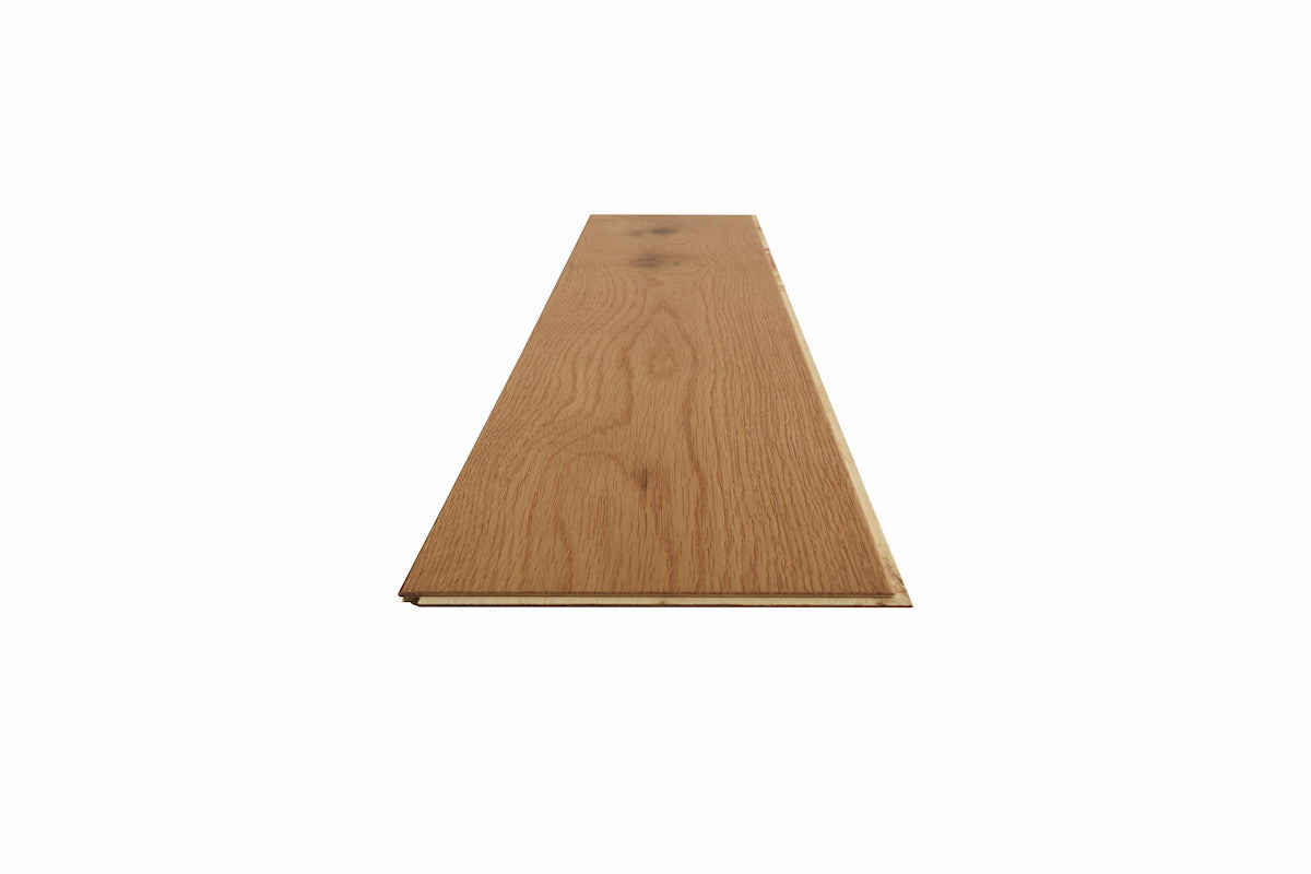 Mega Deal European Engineered Rustic Oak 12mm x 150mm Amber Brushed UV Lacquer